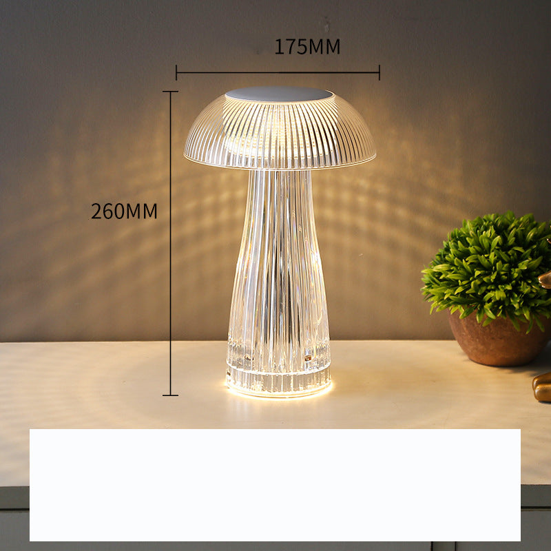 Creative Crystal Lamp Jellyfish Table Lamp Light Luxury Touch Decoration Home Decor Creative Crystal Lamp Jellyfish Table Lamp Light Luxury Touch Decoration Home Decor